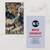 Queen Maeve Warrior Princess Fantasy Art Visitekaartje (Voorkant / Achterkant)