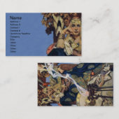 Queen Maeve Warrior Princess Fantasy Art Visitekaartje (Voorkant / Achterkant)