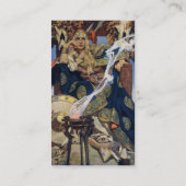 Queen Maeve Warrior Princess Fantasy Art Visitekaartje (Achterkant)