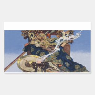 Queen Maeve Warrior Woman Princess Rechthoekige Sticker