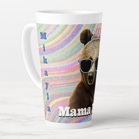 Queen Mama Beer Latte Mok (Linkerhoek)