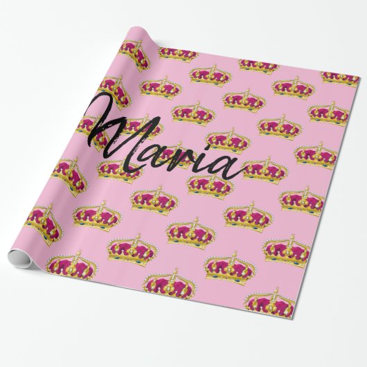 Queen Maria Wrapping Paper Cadeaupapier (Uitgerold)
