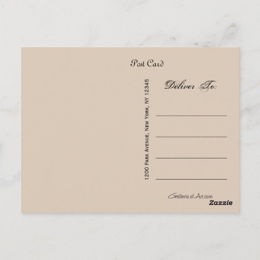 Queen Marie Antoinette ~ Carte postale / Invitatio (Dos)