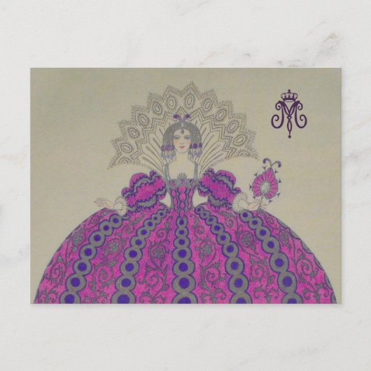 Queen Marie Antoinette ~ Carte postale / Invitatio (Devant)