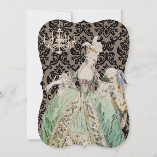 Queen Marie Antoinette - Invitations / RSVP  (Devant)