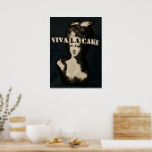 Queen Marie Antoinette Viva la cake Poster Art (Cuisine)