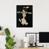 Queen Marie Antoinette Viva la cake Poster Art (Bureau à domicile)
