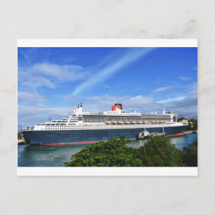 Queen Mary 2 Cruise Ship Briefkaart