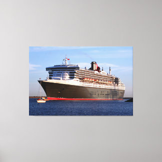 Queen Mary 2 Cruise Ship Canvas Afdruk
