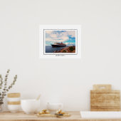 Queen Mary 2 Cruise Ship Poster (Keuken)