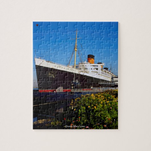 Queen Mary Liner Legpuzzel (Verticaal)