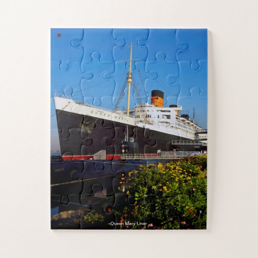 Queen Mary Liner Legpuzzel (Verticaal)