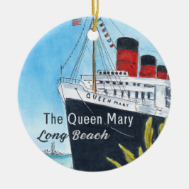 Queen Mary Long Beach Ornament