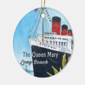 Queen Mary Long Beach Ornament (Links)