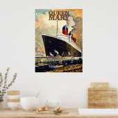 Queen Mary Poster (Keuken)