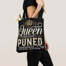 Queen Mindset – Tuned for Confidence Tote