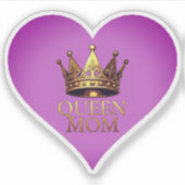 QUEEN MOM STICKER (Voorkant)
