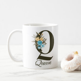 Queen Mug - Élégante Typographie Cadeau de design 