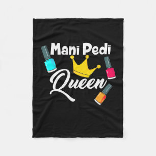 Queen Nail Artist Fleece Deken