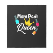 Queen Nail Artist Notitieblok (Voorkant)