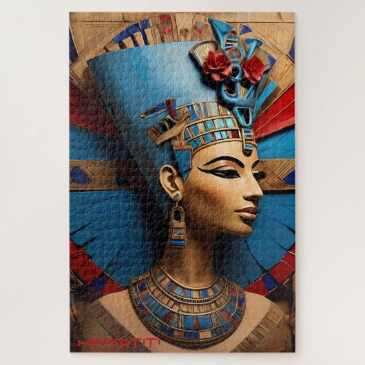Queen Nefertiti Legpuzzel (Verticaal)