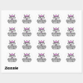 Queen of Analytical Chemistry Ronde Sticker (Vel)