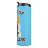 Queen of Book Club Epic Reader Fun Logo Thermosbeker (Geroteerd rechts)