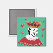 Queen of Dice - Voeg je eigen foto toe Magneet (Voorkant / Achterkant)