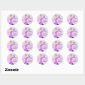 "Queen of Elegance"-stickers Ronde Sticker (Vel)