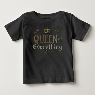 QUEEN OF EVERYTHING - Gouden koninklijke kroon bel