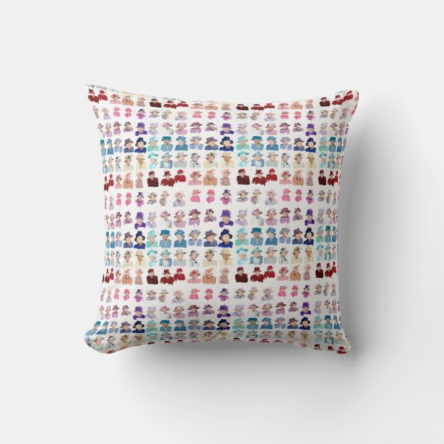 Queen of Hats Pillow  Kussen (Voorkant)