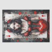 Queen of Hearts #3 - Decoupage- Tissuepapier (Voorkant)
