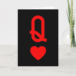 Queen Of Hearts Bijpassend Koppel Sint Valentijn D Kaart