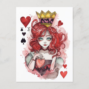 ❤️ Queen of Hearts ❤️ Briefkaart