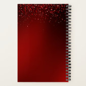Queen of Hearts Custom Pageant Notebook Journal (Verso)