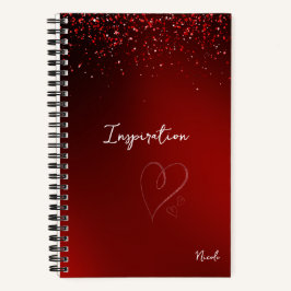 Queen of Hearts Custom Pageant Notebook Journal Notitieboek
