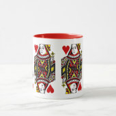 Queen of Hearts Design Café Mug (Centre)