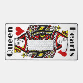 Queen of Hearts Design Desk Mat (Clavier et souris)