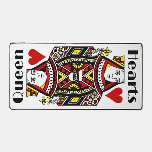 Queen of Hearts Design Desk Mat (Recto)