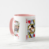 Queen of Hearts Foto Mok - Moederdag Gift (Voorkant links)