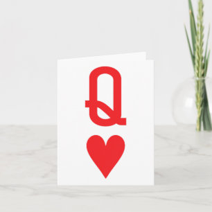 Queen Of Hearts King Of Heart Koppel Matching Dame Kaart