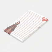 Queen of Hearts Lined Post-it® Notes (Schuin)