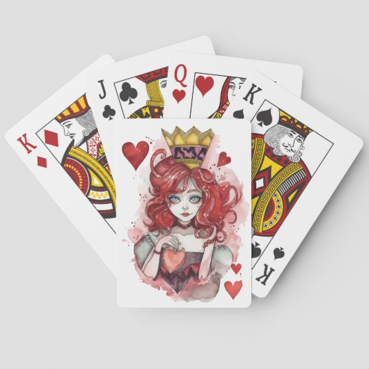 ❤️ Queen of Hearts ❤️ Pokerkaarten (Achterkant)