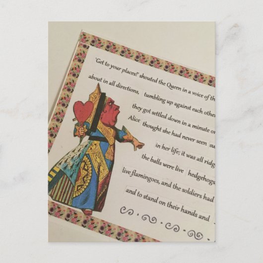 Queen of Hearts Postcard Briefkaart (Voorkant)