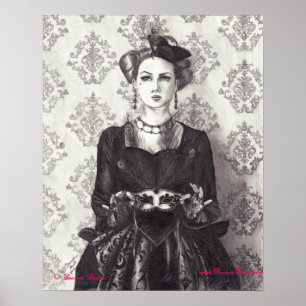 Queen of Hearts Poster Queen of Hearts Art