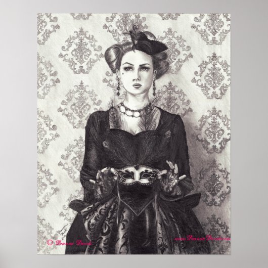 Queen of Hearts Poster Queen of Hearts Art (Devant)