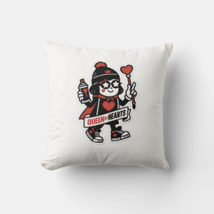 Queen of Hearts Street Mascot — Grind Crew-editie Kussen