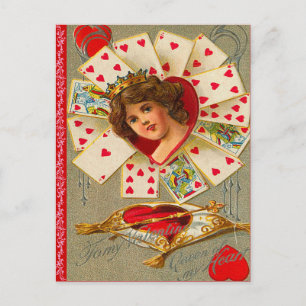 Queen of Hearts Valentijn Briefkaart
