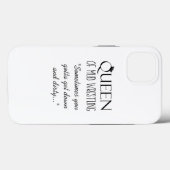 "QUEEN OF Mud Wrestling" Case-Mate iPhone Case (Achterkant (horizontaal))