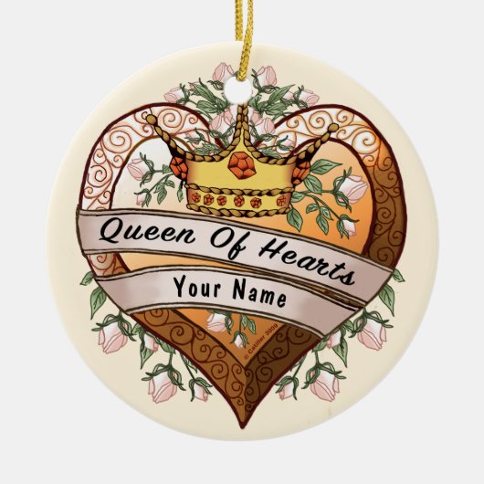 Queen of My Heart aangepaste ornamenten (Voorkant)